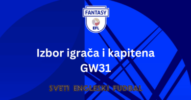 izbor igrača i kapitena gw31