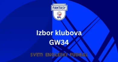 Izbor klubova GW34