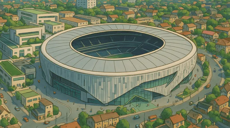 najveći stadioni u engleskoj ilustracija