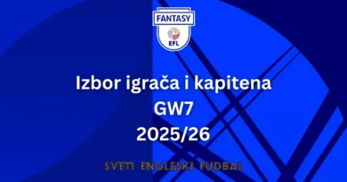 Izbor igrača i kapitena GW7