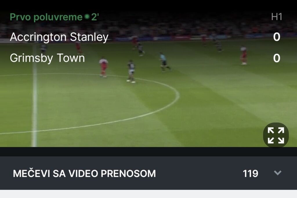 Prenos utakmice Superbet 