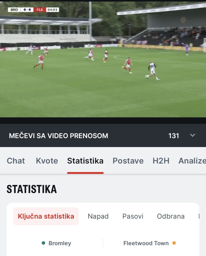 Prenos utakmice Superbet