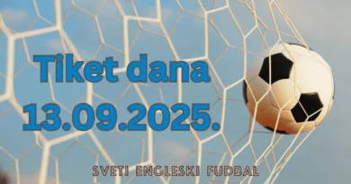 Tiket dana 13.09.2025.